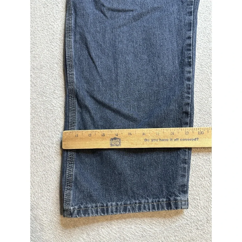 Vintage Wrangler Hero‎ Relaxed Straight Jeans Mens 34x30 (36x29) Dark Blue Denim